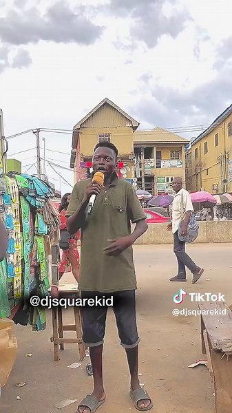 Street Kid Singing to People in Africa
