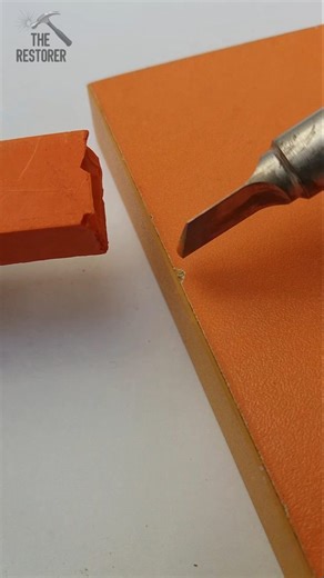 The Restorer on Instagram: "Cool tips for all furniture makers!🛠️👍 How to quickly and reliably fix chips on chipboard? For reliability and durability, always use restoration hard furniture waxes.👌😉 👉YouTube channels: The Restorer, The Restorer Tips #therestorer #restoration #repair #diy #lifehacks #tips #handyman #furniture #countertops #surfacerepair #art #kitchen #furniturerepair #chipboards #perfect"