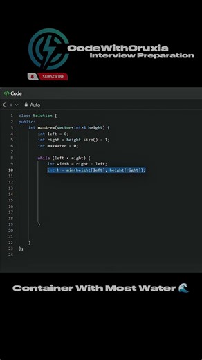 Top FAANG Interview Problem🔥 Container With Most Water | LeetCode 11