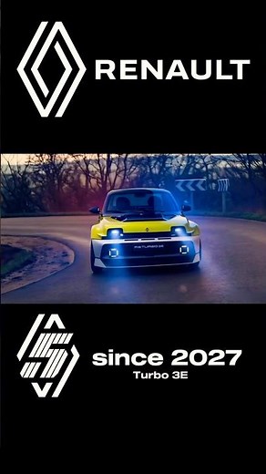 Renault 5 Evolution - From Classic to 2024 EV! 🔌 | #shorts #renault #evolution