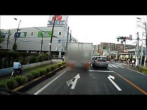 大型車の目線 オーバーハング事故の瞬間