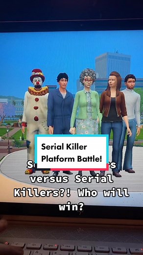 Serial Killer Platform Battle! Sims 4 Criminal Challenge