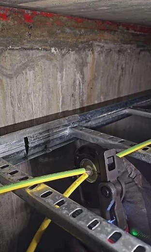 This Inline Crimp Tool Changes Everything for Ground Wires #electrical #tools