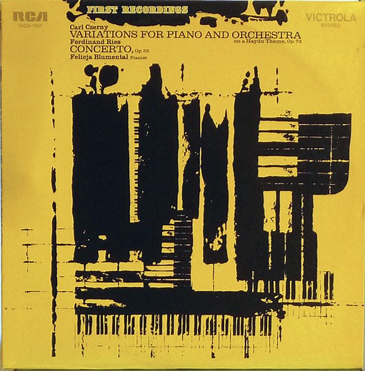 Carl Czerny / Ferdinand Ries : Felicja Blumental - Variations For Piano And Orchestra On A Haydn Theme, Op. 73 / Concerto, Op. 55