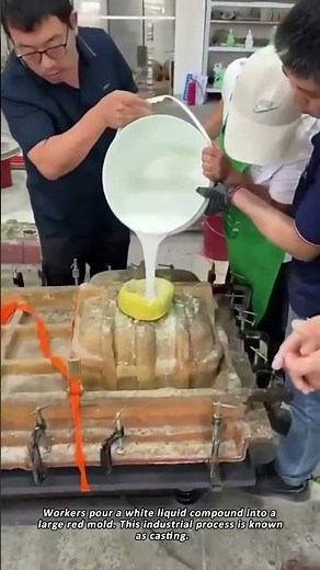 The Industrial Process of Casting a Sink