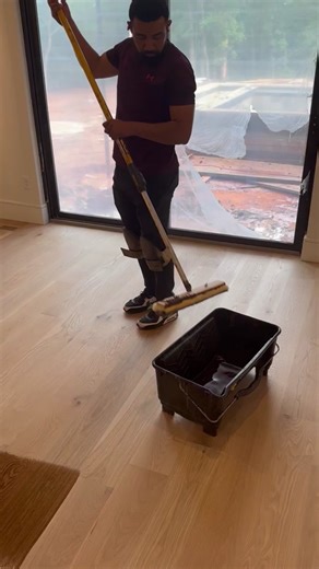 Wood Floor Staining Process | Home Improvement Video