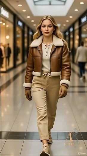 Cropped Shearling Jackets 2026 – Neutral Transitional Looks