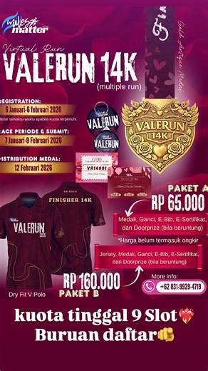 Buruan Gercepin Virtual Run untuk Konten Kreatif!