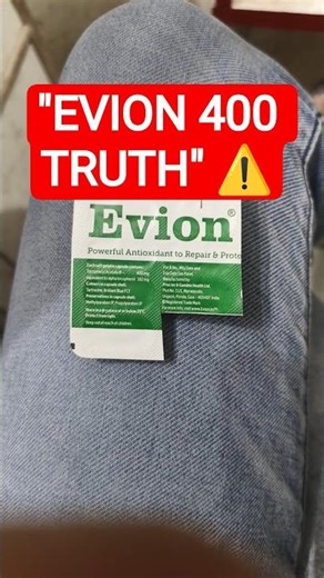 "गलत use किया तो नुकसान ⚠️ Evion 400 truth" #shorts #evion400 #vitamine