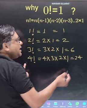 Why is 0 Factorial 1? (Simple Proof) #jeebatch #maths #jeeproblems