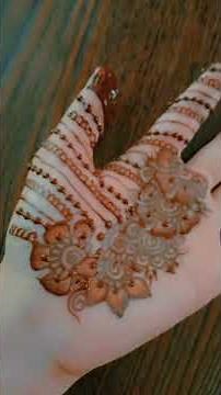 Amazing 😍 Front Hand Mehndi Design for Beginners | Simple & Stunning"