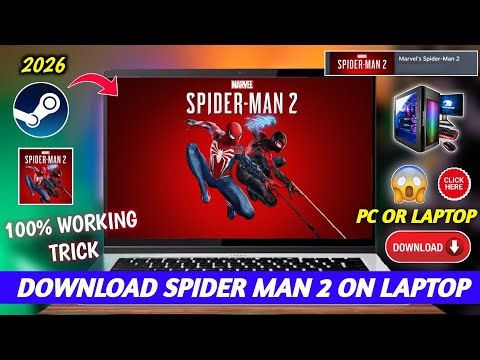 🔥 How To Download Spider Man 2 on PC (2026) 🕷️ Full Setup Guide | Play Now!