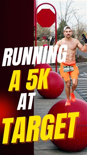 Jacob Abrams Cohen on Instagram: "Day 35: 5k around random objects. Running a 5K at Target 🔴 🏃 ‼️ Yes will do a marathon around my table or in my shower when I hit 100k. #5k #challenge #Running #runner #run #Fitness #explore #sidequest #strava #target"