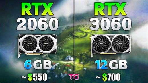 RTX 2060 vs RTX 3060 - Test in 10 games