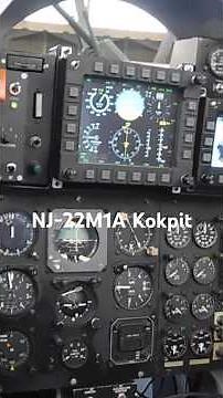 Kokpit modernizovanog jurišnog aviona NJ-22M1A Cockpit of Attack Aircraft Eagle J22M1A #orao #avion