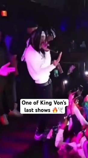 One of King Von’s last shows 🔥🕊️ #rap #rapper #kingvon #otf