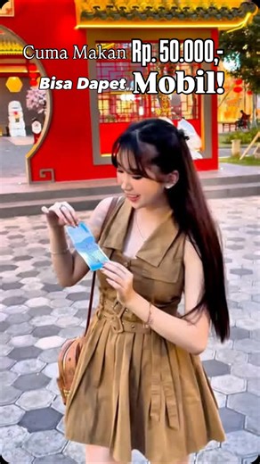 Felicia Jocelyne 傅慧丽 on Instagram: "Bayangin cuma makan Rp50.000… tapi bisa pulang bawa mobil?! 🚗💨 No joke — program DINE TILL U DRIVE lagi jalan di Pakuwon City Mall dari Oktober 2025 sampai September 2026! Makan di F&B Park Shanghai atau Food Festival, bayar pakai Livin’ by Mandiri, tuker struk di Concierge, dan dapetin kupon undian berhadiah mobil, motor, TV, bahkan trip ke China 😍 📍 Pakuwon City Mall, Surabaya #DineTillUDrive #PakuwonCityMall #PakuwonLifestyle #LivinByMandiri #SurabayaEa