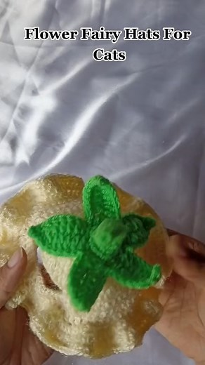 Crochet Flower Fairy Hat For Cat #Flower #flowerfairy #flowerhat #hat #crochethat #cat #pets #cathat #diy #crochetfairy #crochetlove #crochet #crochetplush #crocheting #toys #crochettoy #reels #reelsfb #handmade #handcrafted #fyp #pethat #crochetheadband #flowerfairies #flowerfairyhat | Crochet World