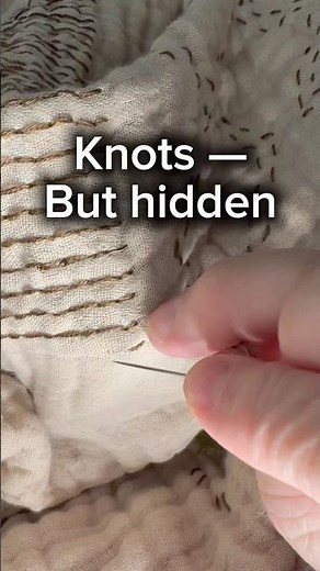 Hidden Knots for Hand Quilting (Beginner Friendly)