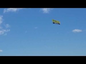 Geico 75 years plane ad ocean city maryland 2018.