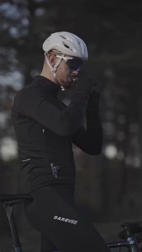 DAREVIE 사이클링 자켓 겨울 열 양털 사이클링 익스트림 소프트 쉘