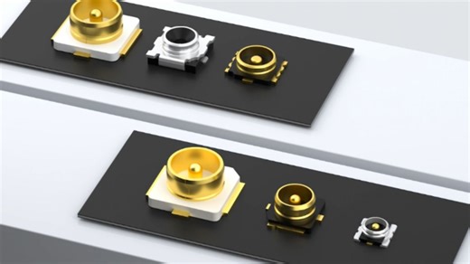 TXGA MCRF射频连接器（微型射频连接器），具备高效、微型、多协议兼容等特性，可为严苛环境下的通信设备，提供安全可靠的互连解决方案