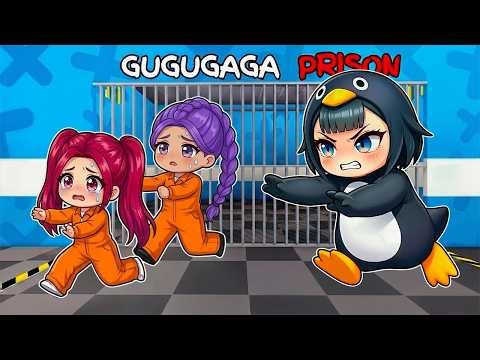 RUMI ET MIRA S'ÉCHAPPENT DE LA PRISON DE GUGUGAGA LE PINGOUIN DANS ROBLOX