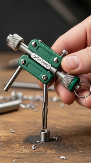 Mini Tap & Die Tool 🔩 | Perfect Thread Making#TapAndDie #ThreadingTool #MetalWork #DIYTools