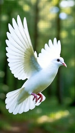 Amazing activities white dove flying look video #birdlife #birdlovers #naturelovers | Shakti Chakraborty