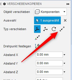 Komponenten ausrichten