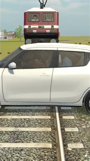 Accident train vs maruti suzuki 😱😱 vehicles game 🎮