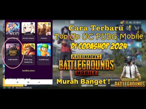 Cara Top Up UC PUBG Mobile Di Codashop Terbaru 2024