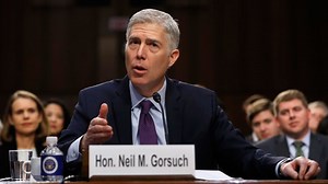 Gorsuch asked about religious test