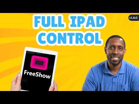 Control FreeShow from Your iPad #freeshowtutorial #remotecontrol
