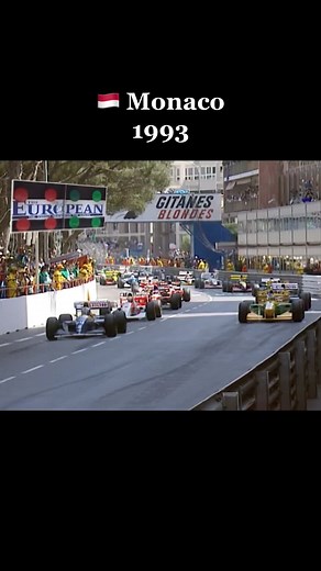🟢 Start / First Lap 1993 🇲🇨 Monaco #MonteCarlo #MonacoGP #AlainProst #DamonHill #WilliamsF1 #AyrtonSenna #McLaren #MichaelSchumacher #BenettonF1 #JeanAlesi #ScuderiaFerrari #MarkBlundell #Ligier #MurrayWalker #JamesHunt #FormulaGolden #F1 #FormulaOne #Formula1