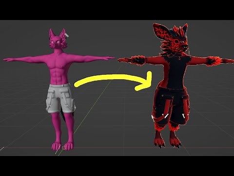 How to fit clothing for a different avatar base (Unity / VRChat Tutorial 2023)