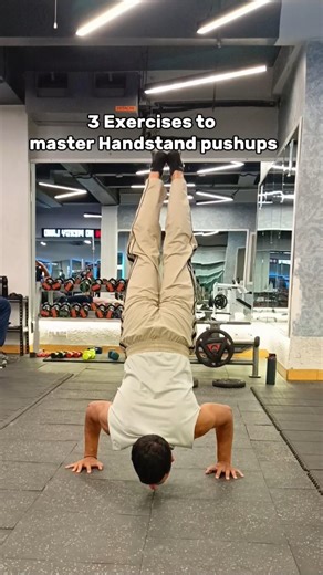 Handstand pushups tutorial for beginners ✅ #calisthenics #tutorial #tips #shorts