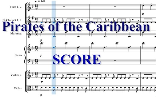 Pirates of the Caribbean总谱