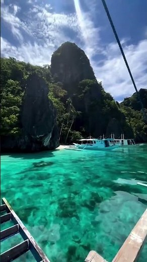 🌊🇵🇭El Nido Philippines — Giant Limestone Cliffs & Turquoise Lagoons 🌊🇵🇭 #travel