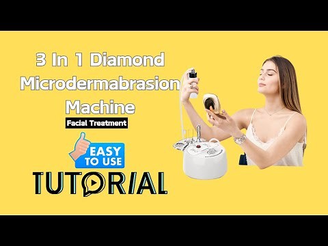 How to Use UNOISETION 3 in 1 Diamond Microdermabrasion Machine at Home | Before & After Results