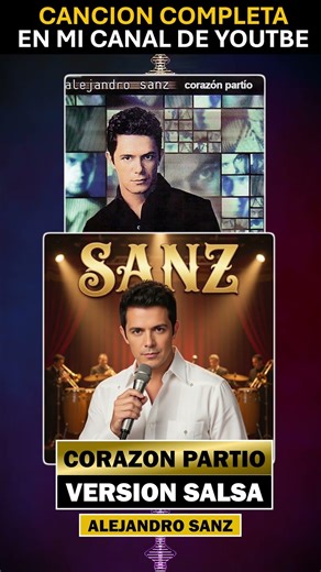 💃 CORAZON PARTIO pero es SALSA | El éxito de Alejandro Sanz en ritmo latino (Versión 1) | I.A