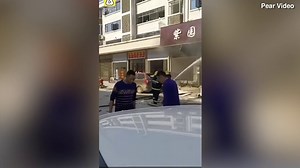 China: Smoke seen billowing out of restaurant after explosion