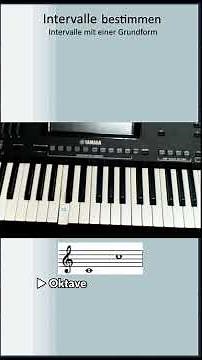 Intervalle bestimmen - reine Intervalle