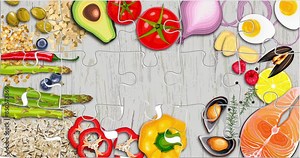 Cooking intro template with blank space. Can be used in cooking show recipe, program title, opener, intro etc. 4k footage