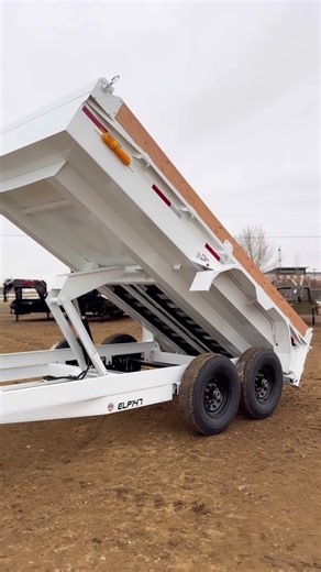 Who says a dump trailer can’t look this good? 🔥 #doubleatrailers #dumptrailer #heavyduty #trailer