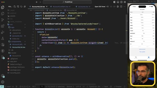 Expo WatermelonDB 构建本地 金融app