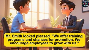 John’s First Job Interview – A Lesson in Confidence #JobInterview #SuccessStory #CareerGrowth #InterviewTips #FirstJob #Confidence #LearningExperience #HardWorkPaysOff #ProfessionalJourney #Motivation | STUDY English Online