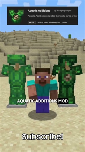 What If Minecraft Had A Full Set Of Turtle Armor?!