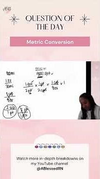 Metric Conversion Breakdown
