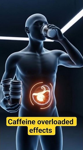 Caffeine Overload Effects Inside Your Body (Heart & Sleep Stress 3D Animation)
